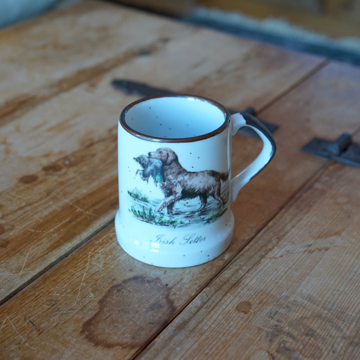 Vintage Irish Setter Hunting Mug
