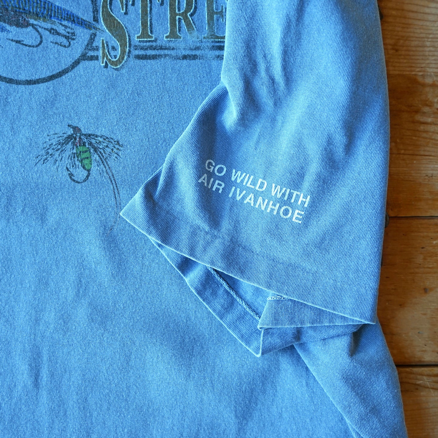 Vintage Faded Field & Stream Fishing Tee Size XL/XXL