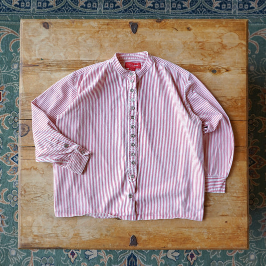 Vintage Venezia Jeans 100% Cotton Striped Button Up Size 14/16