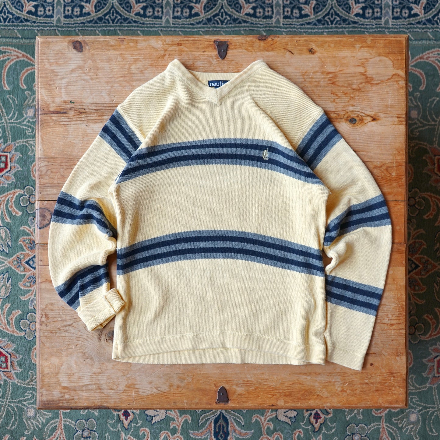 Vintage 100% Cotton Nautica Sweater Size M