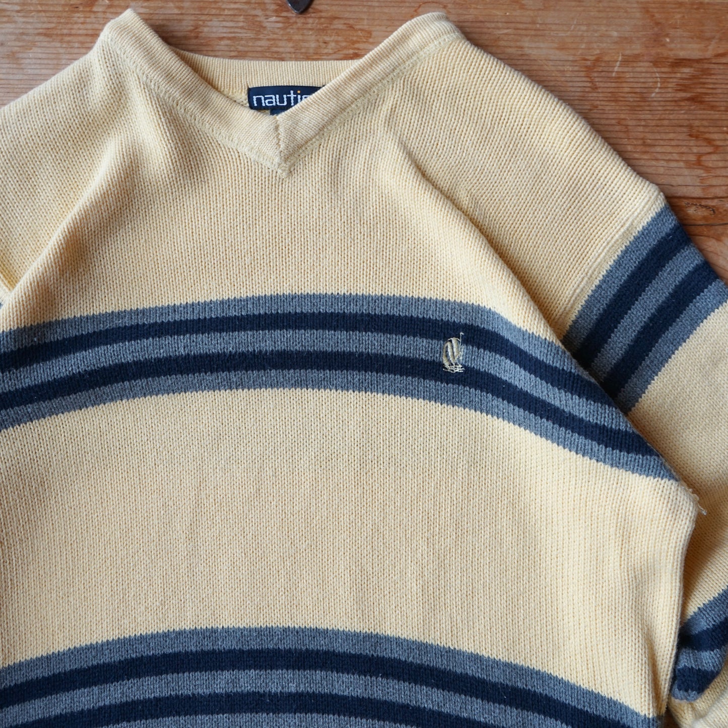 Vintage 100% Cotton Nautica Sweater Size M