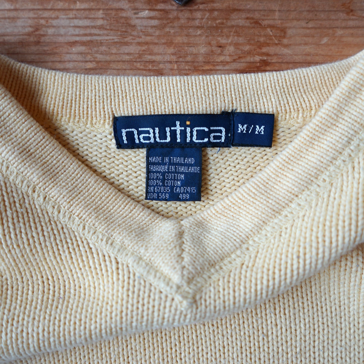 Vintage 100% Cotton Nautica Sweater Size M