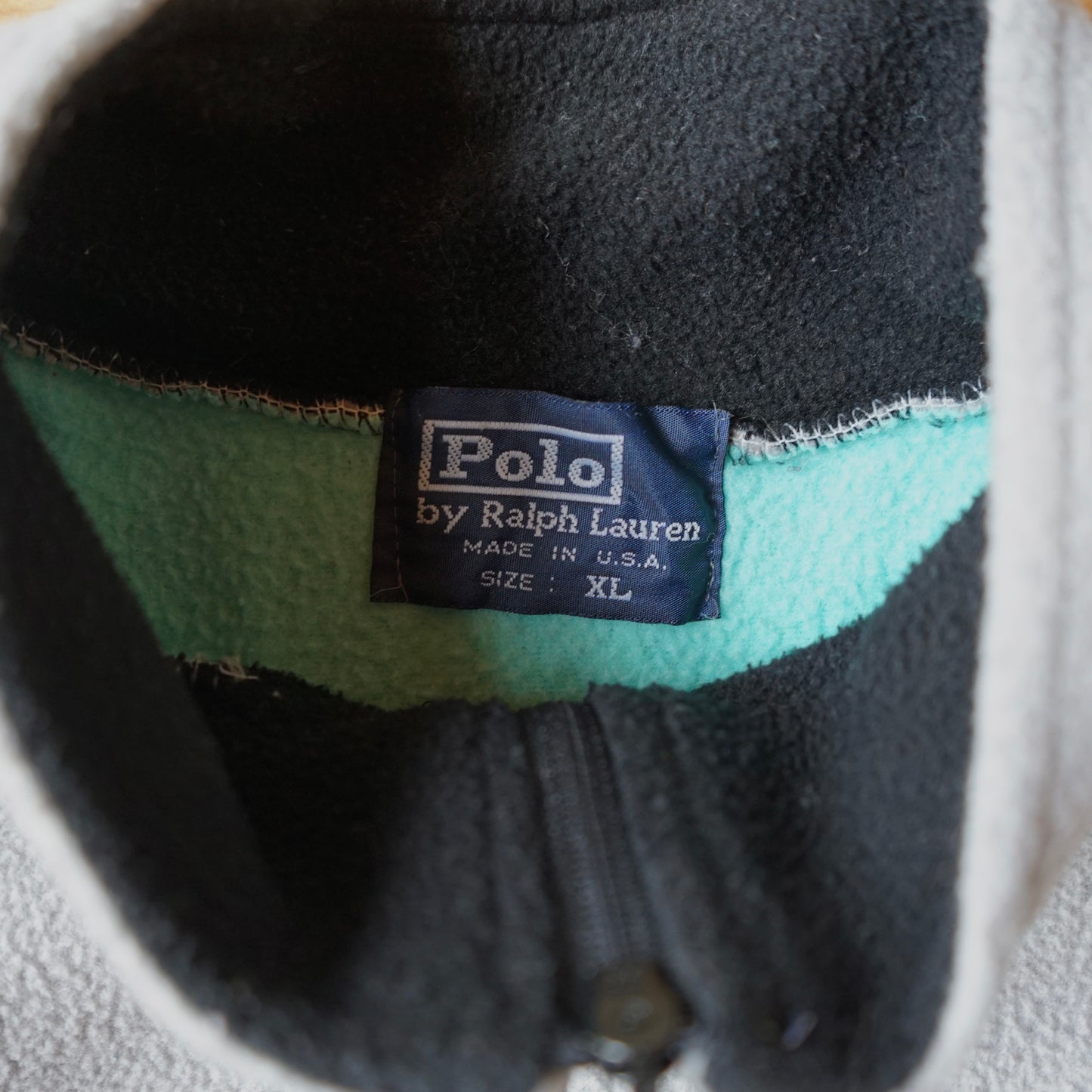 Vintage POLO Ralph Lauren Quarter Zip Fleece Size L/XL