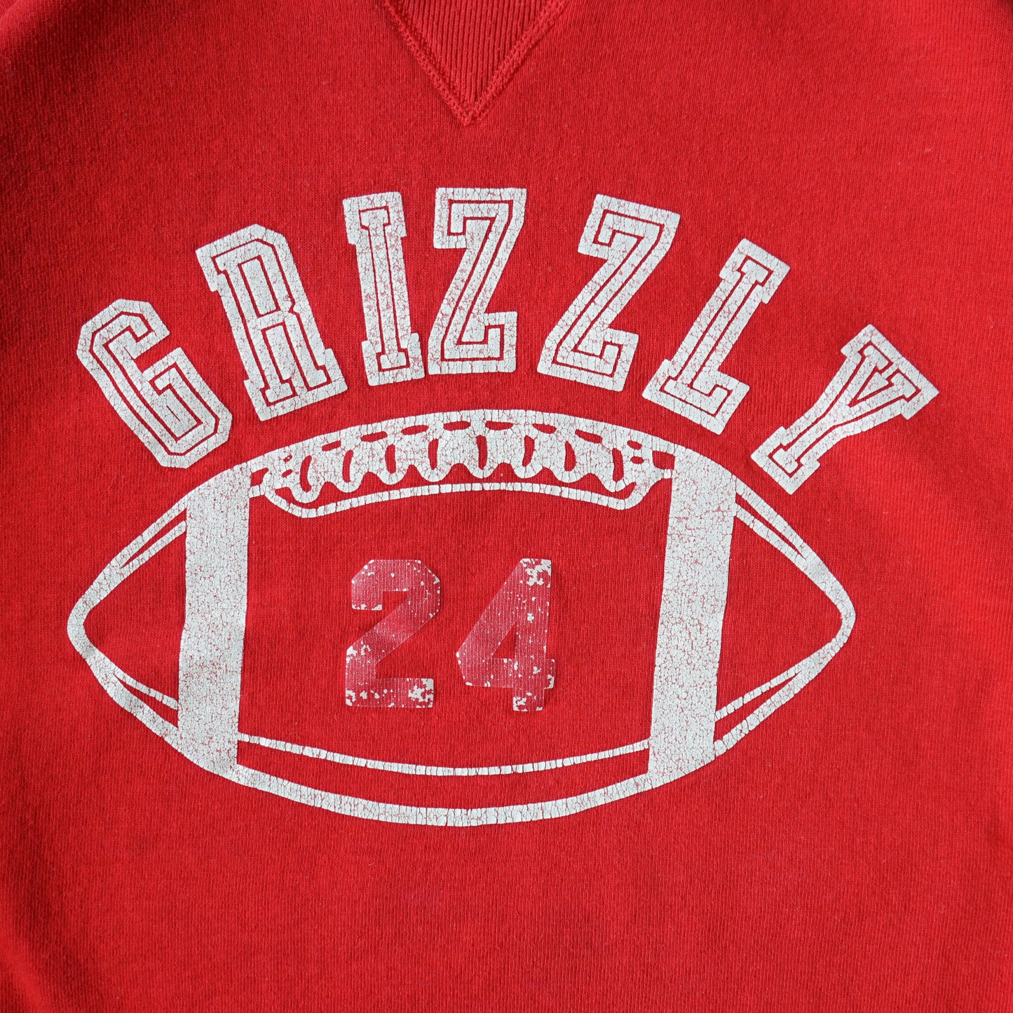 Vintage Distressed Reebok Grizzly Football Sweatshirt Size L/XL