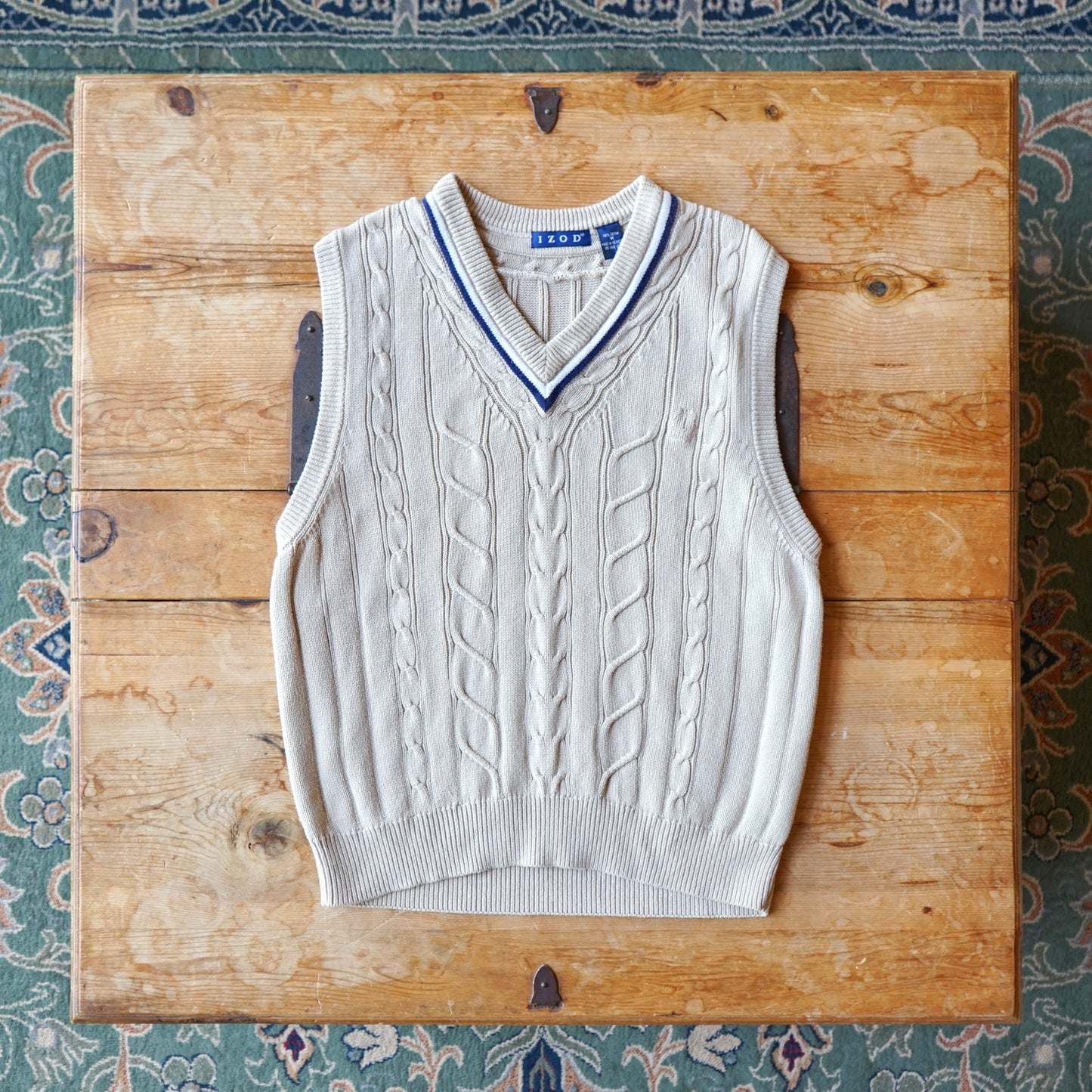 Vintage IZOD Golf Sweater Vest Size M