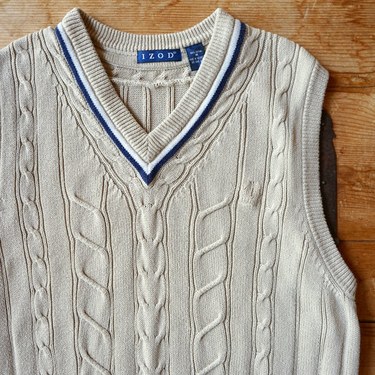 Vintage IZOD Golf Sweater Vest Size M