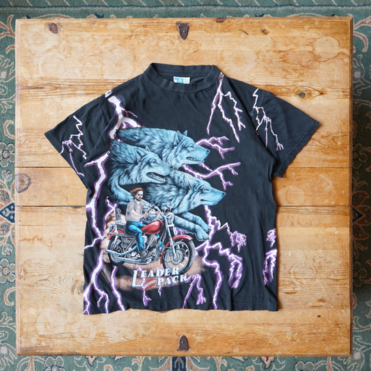 Vintage 1994 American Thunder Lake George NY Tee Size M/L