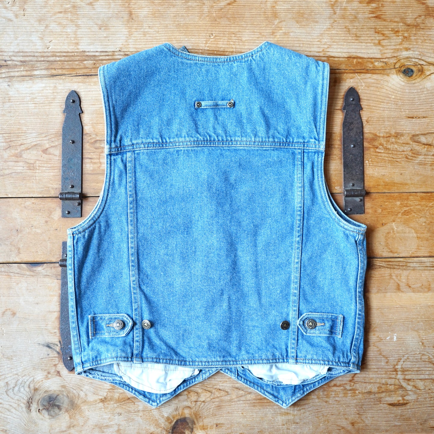 Vintage Liz Wear Denim Vest Size S/M