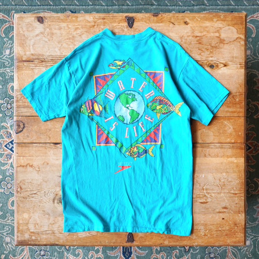 Vintage Water is Life Speedo Tee Size M