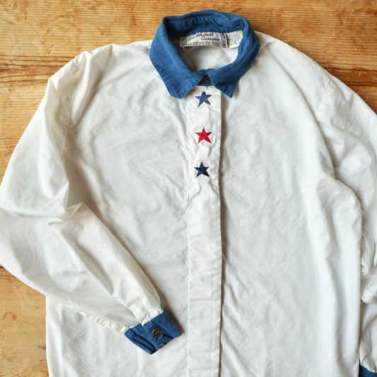 Vintage Southwest Canyon Americana Western Button Up Size M