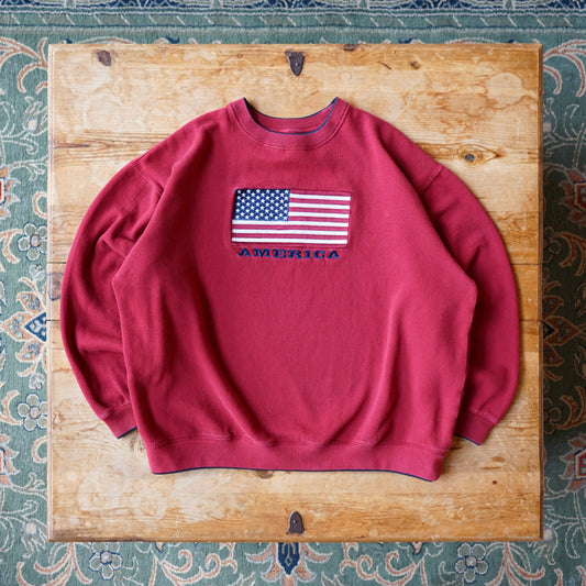 Croft & Barrow America Sweatshirt Size L