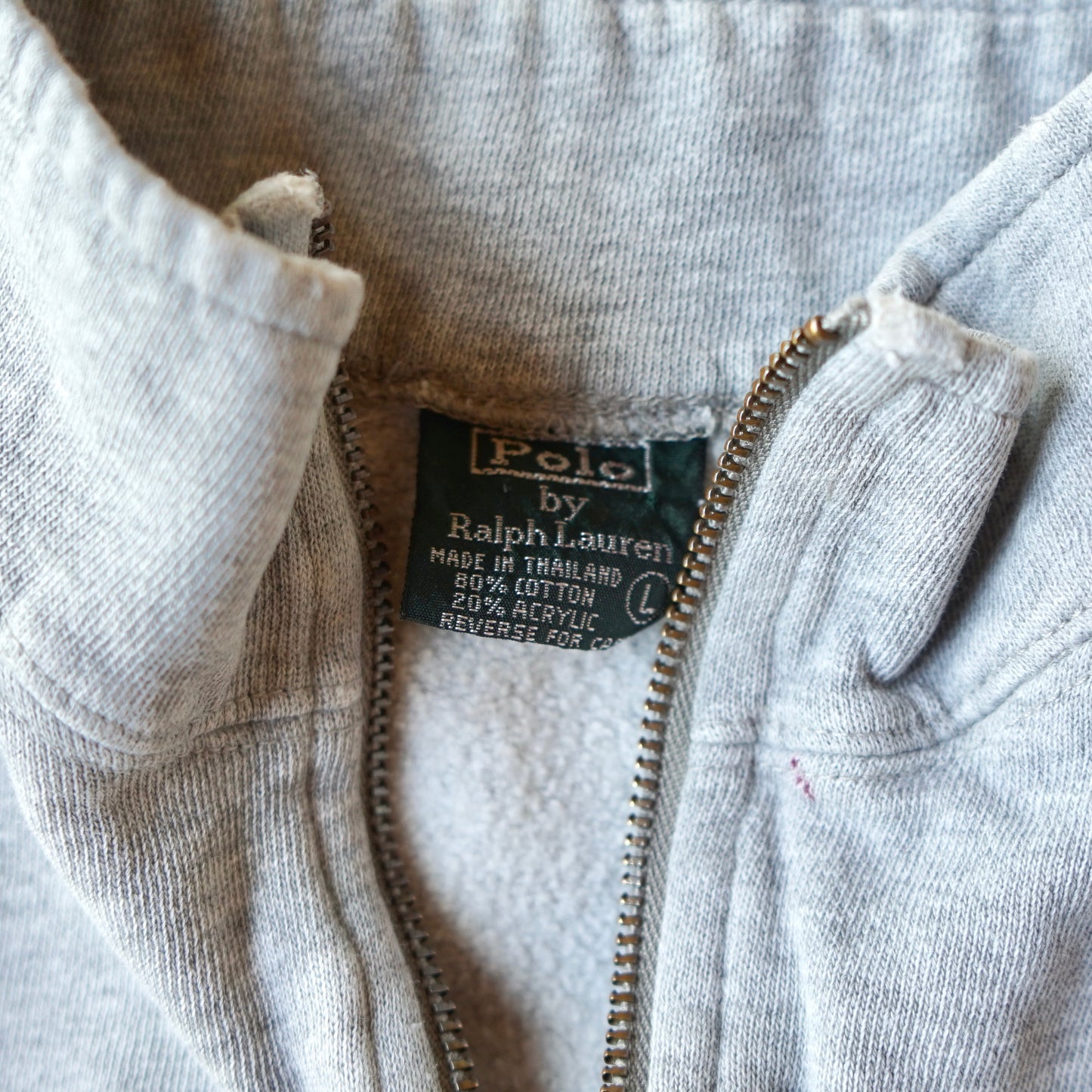 Vintage 90's POLO Ralph Lauren USA Quarter Zip Sweatshirt Size L