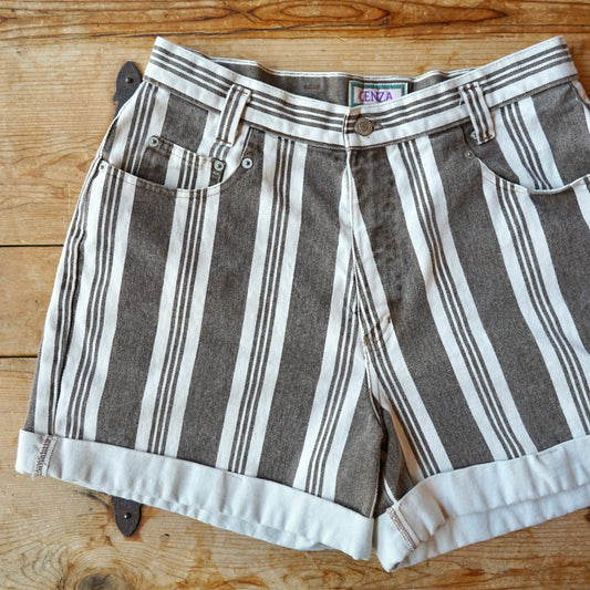 Vintage Cenza Striped Shorts Size 14