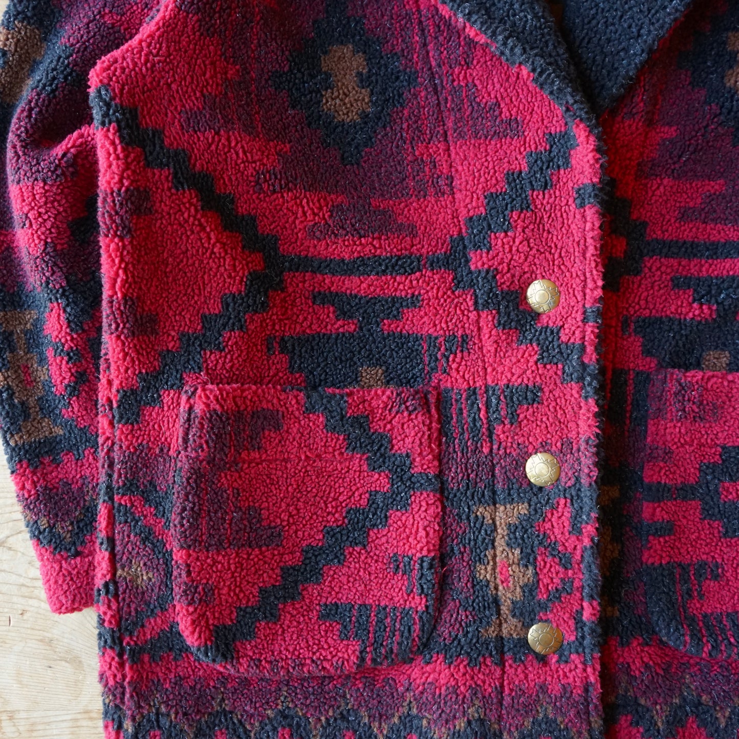 Vintage County Clothing Western Fleece Cardigan Size M/L
