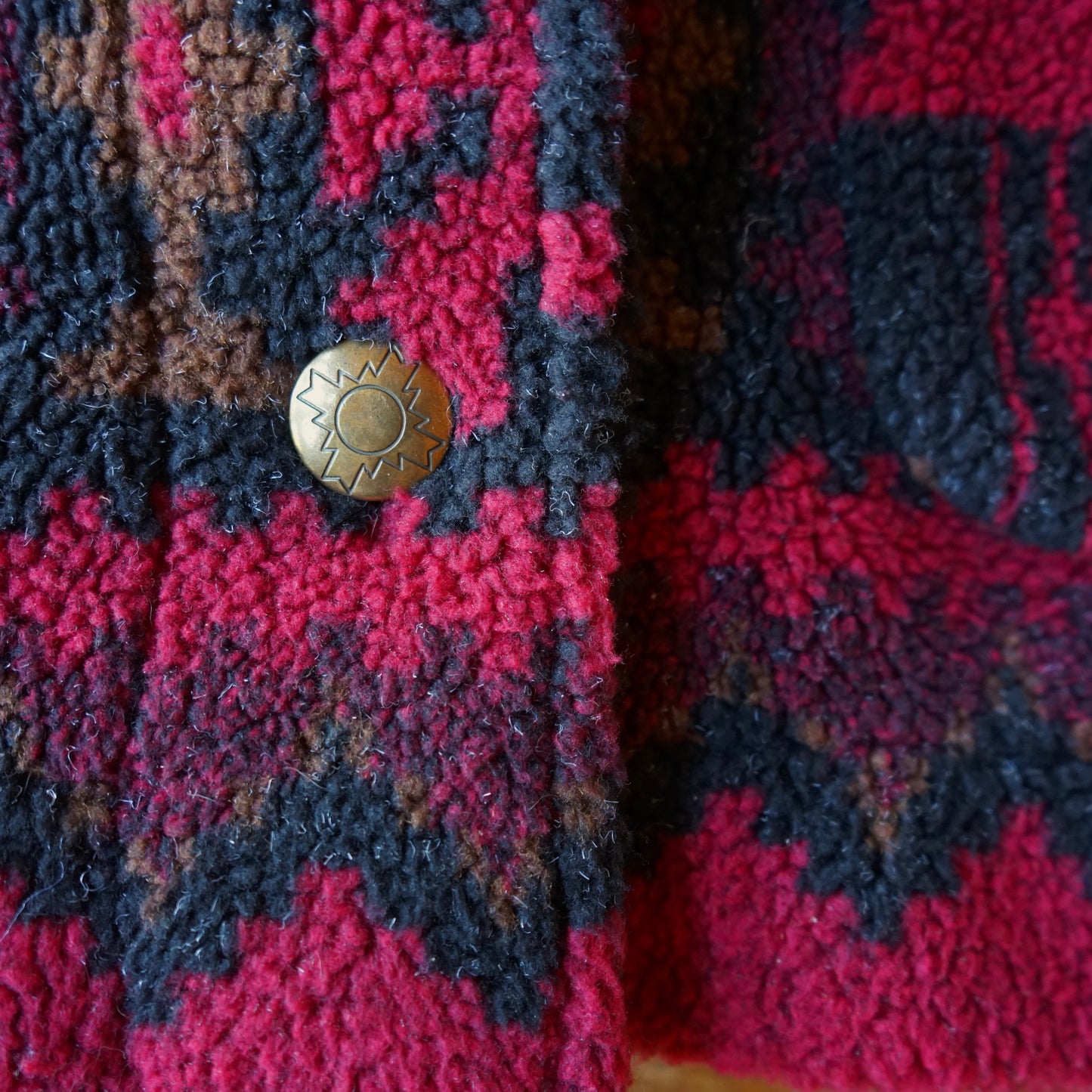 Vintage County Clothing Western Fleece Cardigan Size M/L