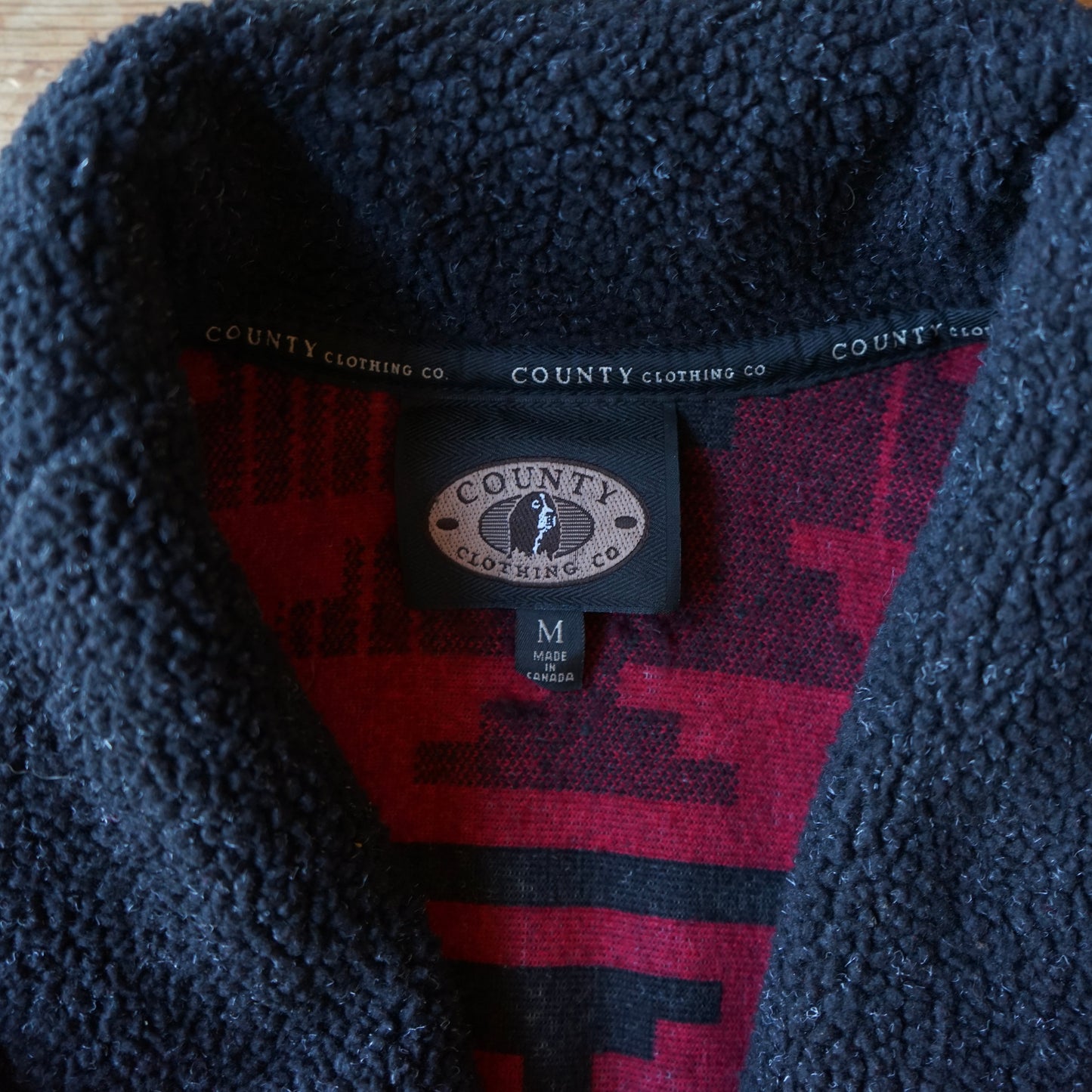 Vintage County Clothing Western Fleece Cardigan Size M/L