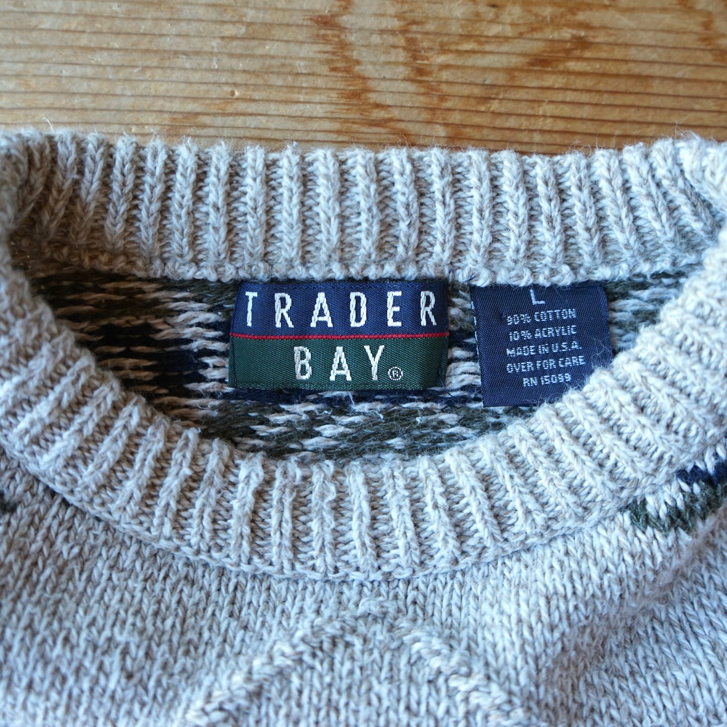 Vintage Trader Bay Sweater Size L