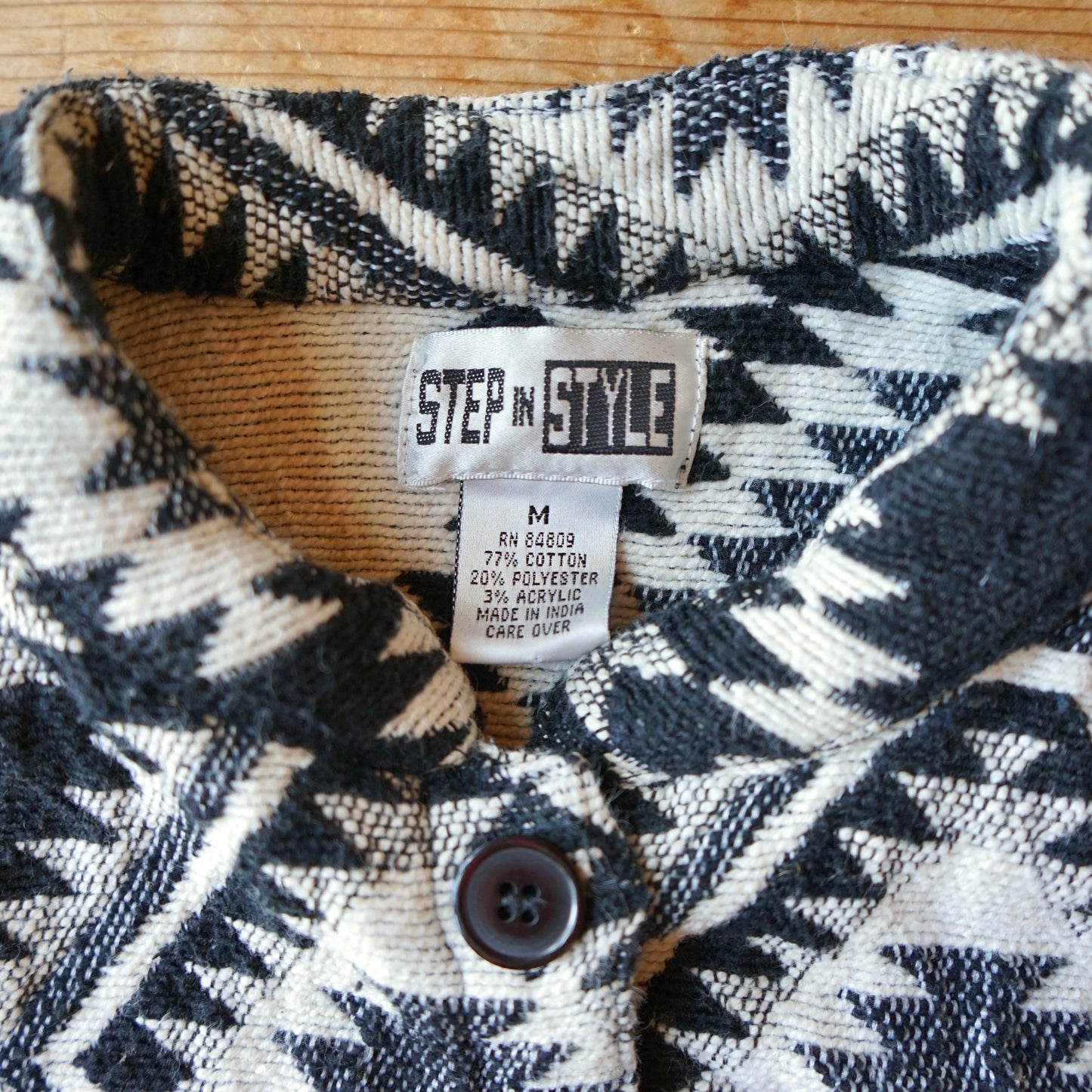 Vintage Step in Style Tapestry Jacket Size S/M