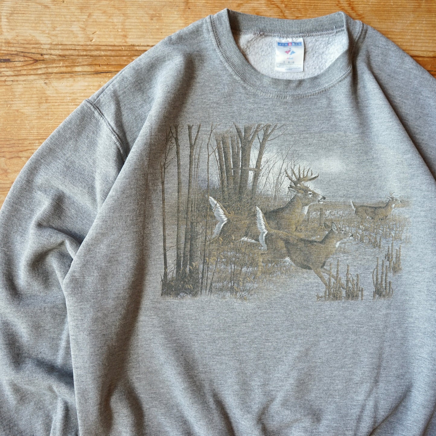 Vintage Lightweight Winter Buck Sweatshirt Size L