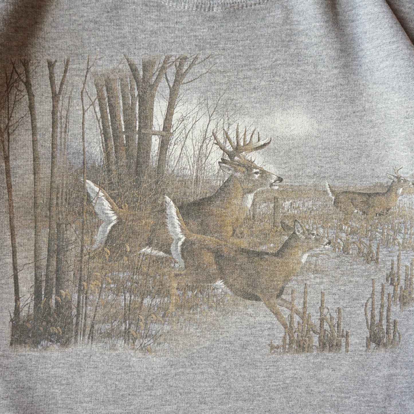 Vintage Lightweight Winter Buck Sweatshirt Size L