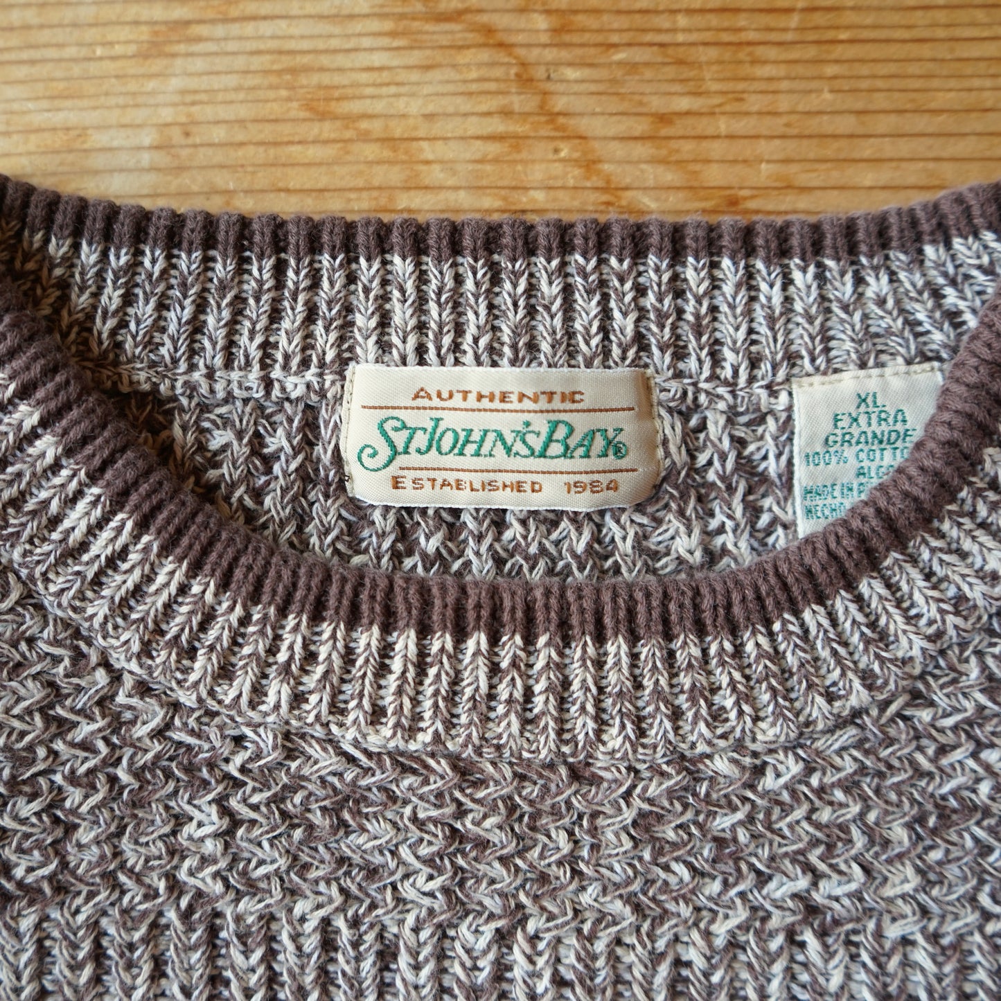 Vintage St Johns Bay Knit Sweater Size L/XL