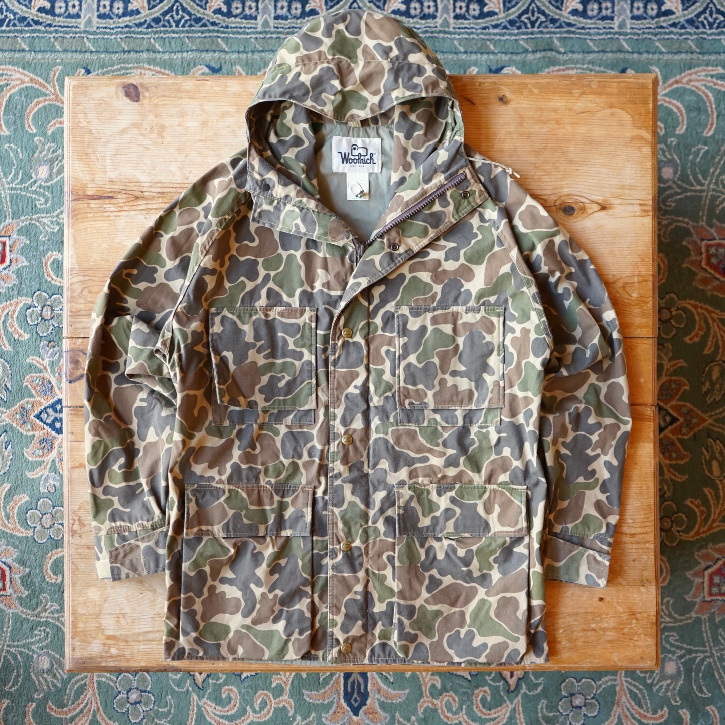 Vintage Woolrich Duck Camo Jacket Size M