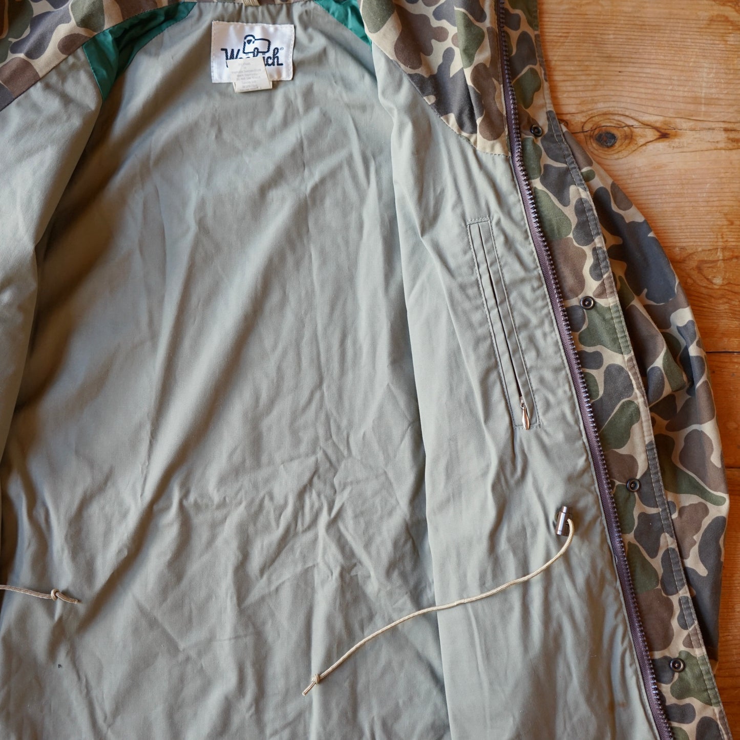 Vintage Woolrich Duck Camo Jacket Size M