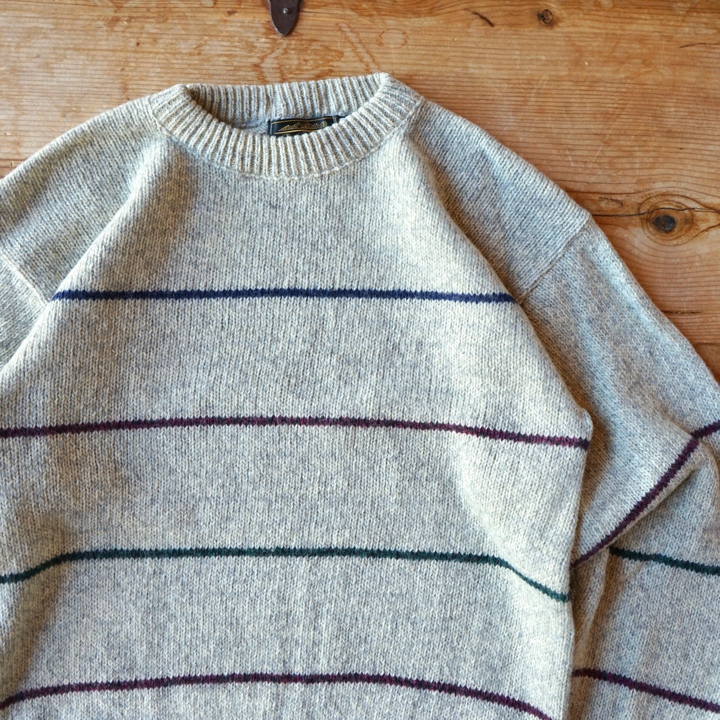 Vintage Eddie Bauer Striped Sweater Size MT
