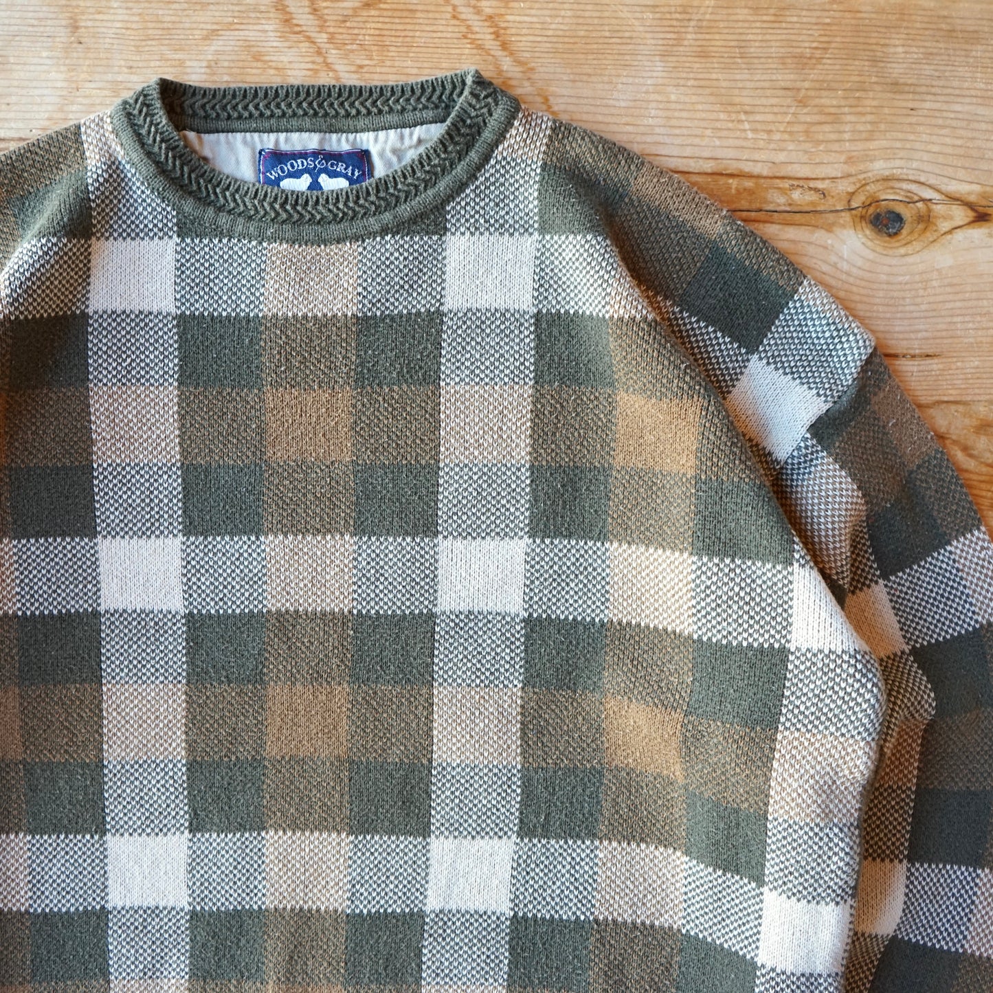 Vintage Woods & Gray Heavy Weight Sweater Size L