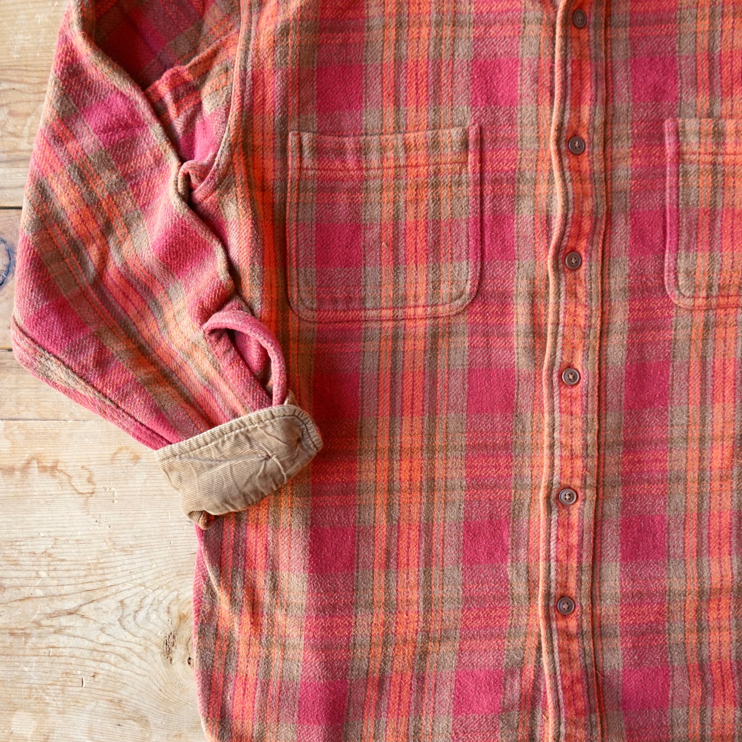 Vintage Heavy Weight St Johns Bay Flannel Size L