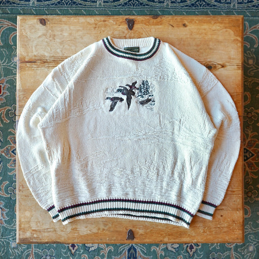 Vintage Croft & Barrow Mallard Sweater Size XXL
