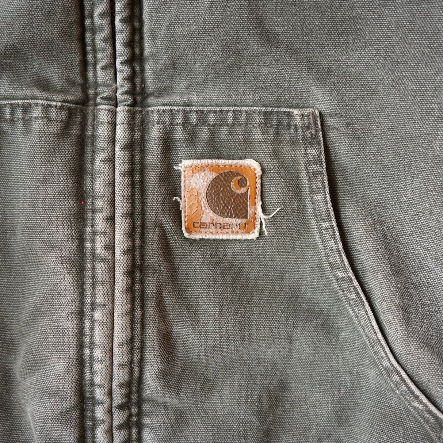 Vintage Moss Green Detroit Carhartt Jacket Size L