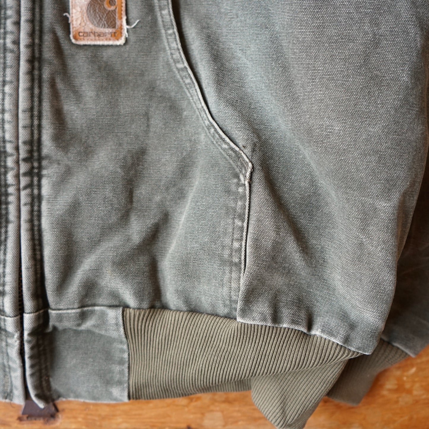 Vintage Moss Green Detroit Carhartt Jacket Size L