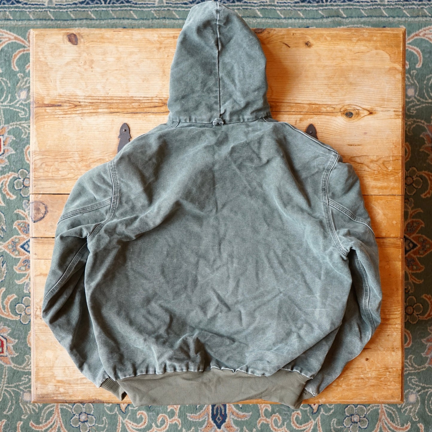 Vintage Moss Green Detroit Carhartt Jacket Size L