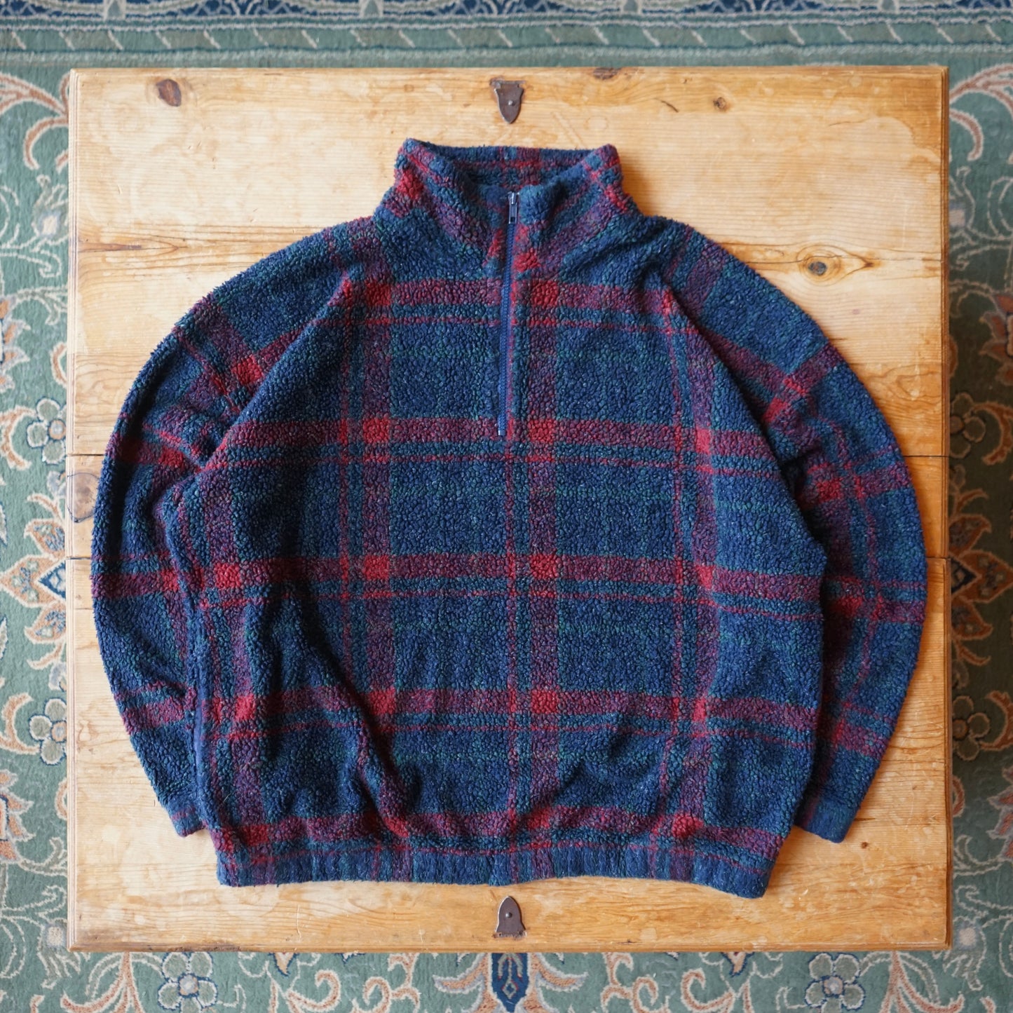 Vintage Ralph Lauren CHAPS 1/4 Zip Fleece Size M