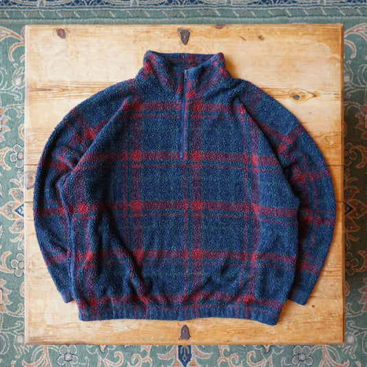 Vintage Ralph Lauren CHAPS 1/4 Zip Fleece Size M