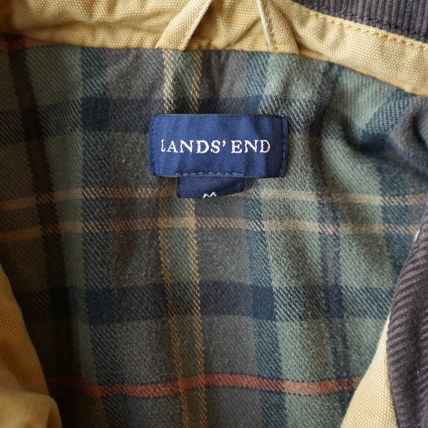 Lands End Plaid Barn Chore Jacket Size M
