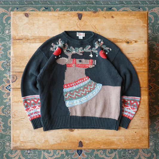 Vintage Orvis Christmas Sweater Size L