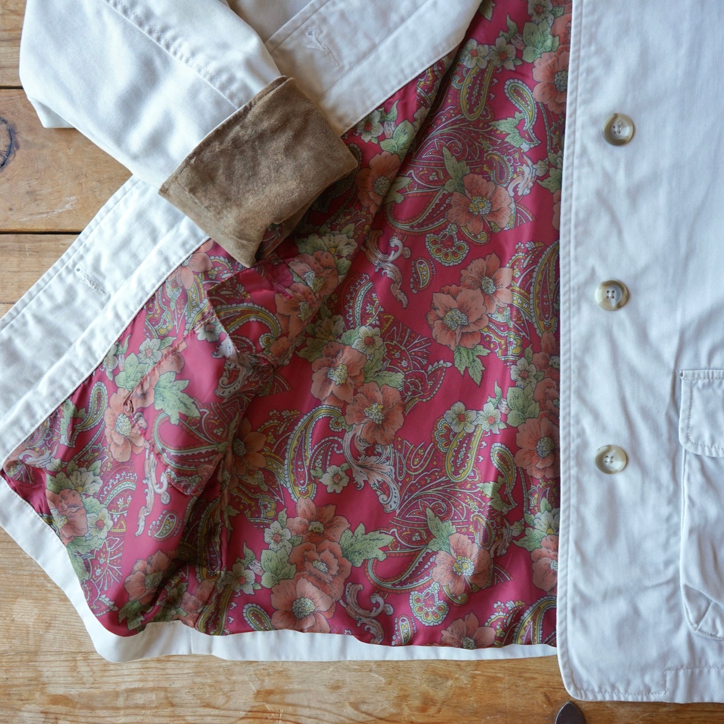 Coldwater Floral Lined Barn Coat Size S