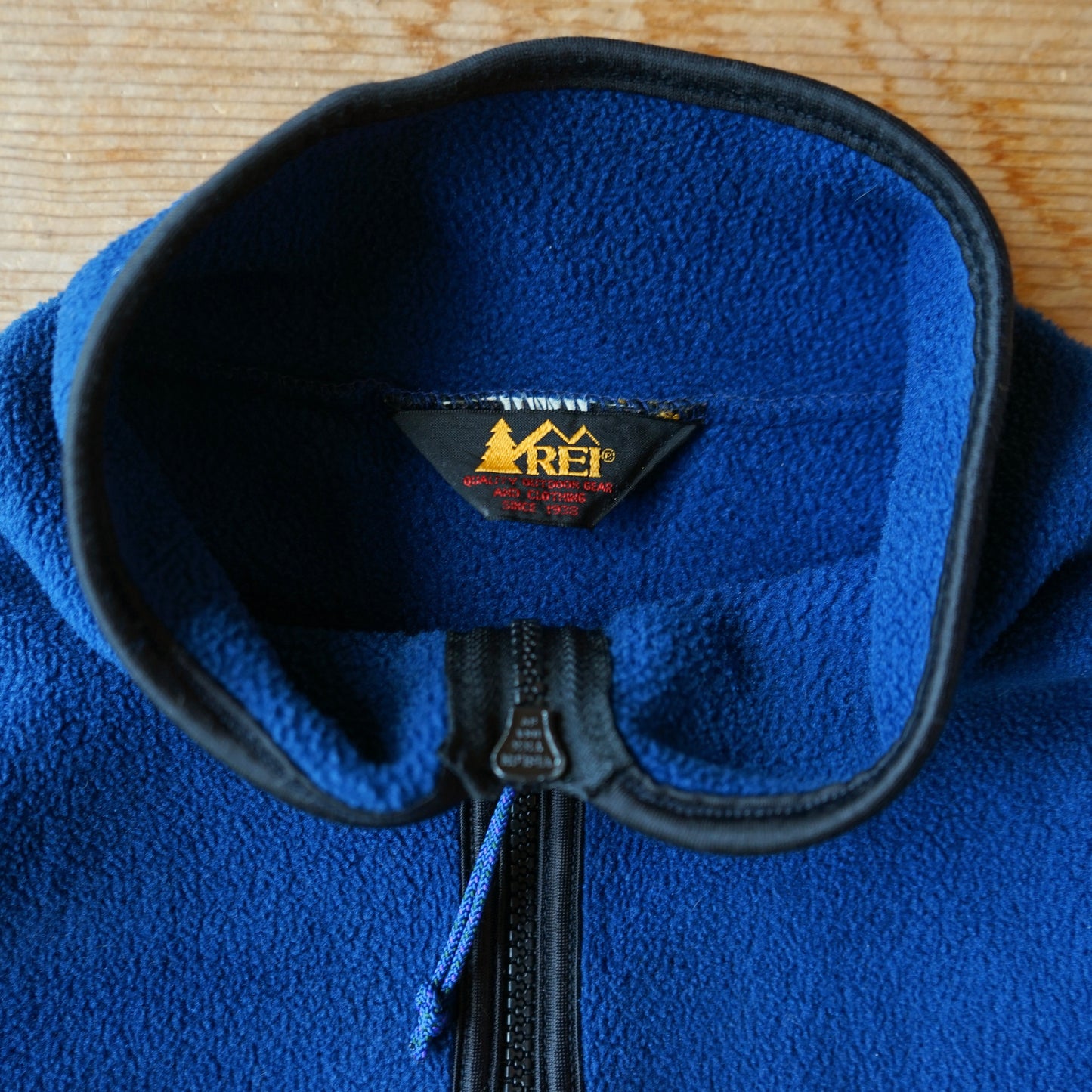 Vintage 90s Blue REI Fleece Zip Up Size M/L