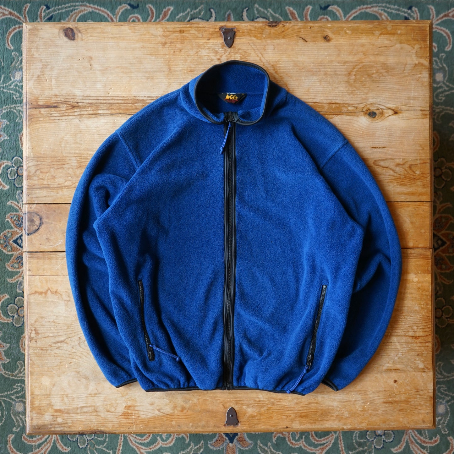 Vintage 90s Blue REI Fleece Zip Up Size M/L