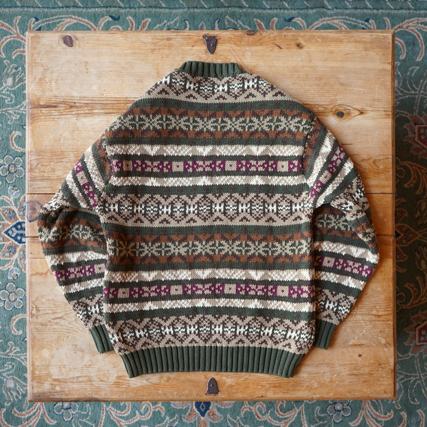 Vintage Tommy Hilfiger 100% Cotton Heavyweight Chunky Knit Size L
