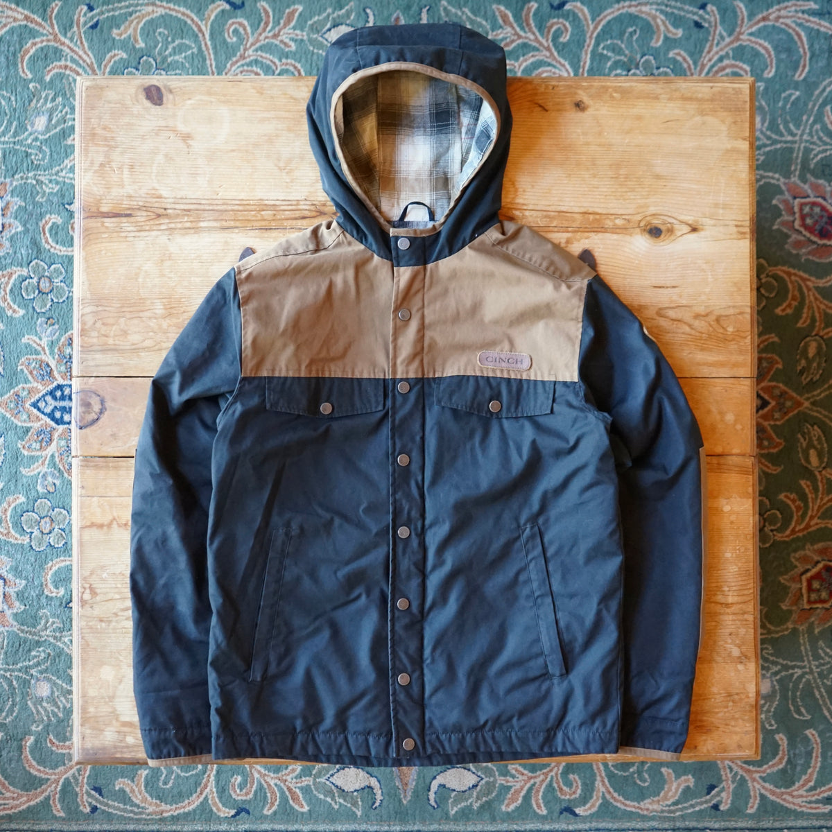 Cinch Canvas Barn Coat with Flannel Lining Size Mens XS