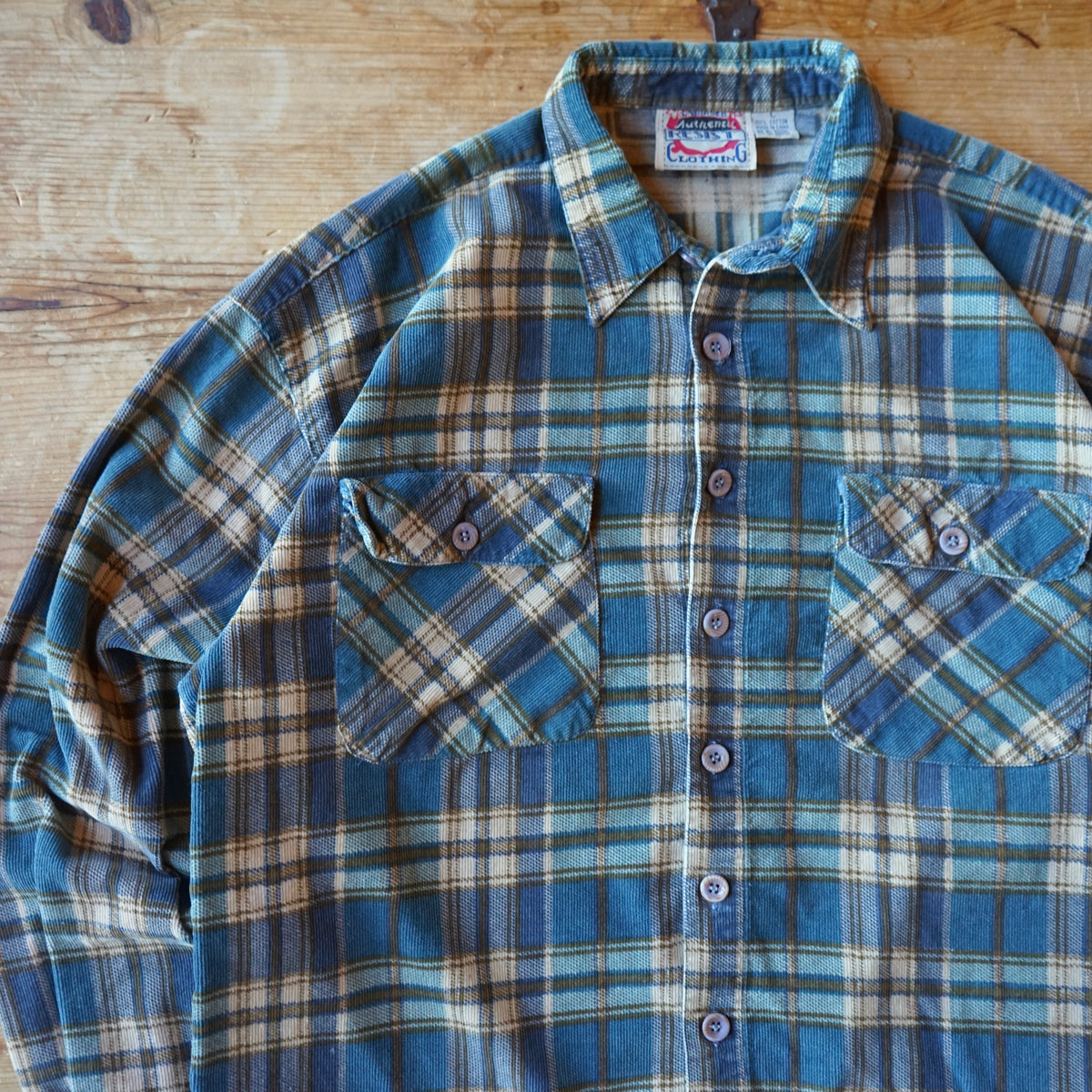 Vintage Resist Clothing 100% Cotton Flannel Size L