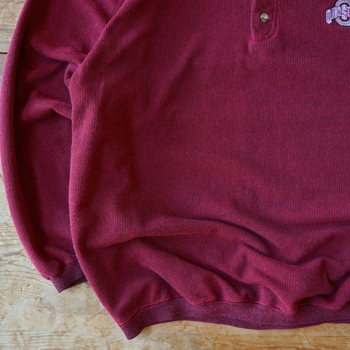 Vintage Ohio State Button Up Sweatshirt Size M/L