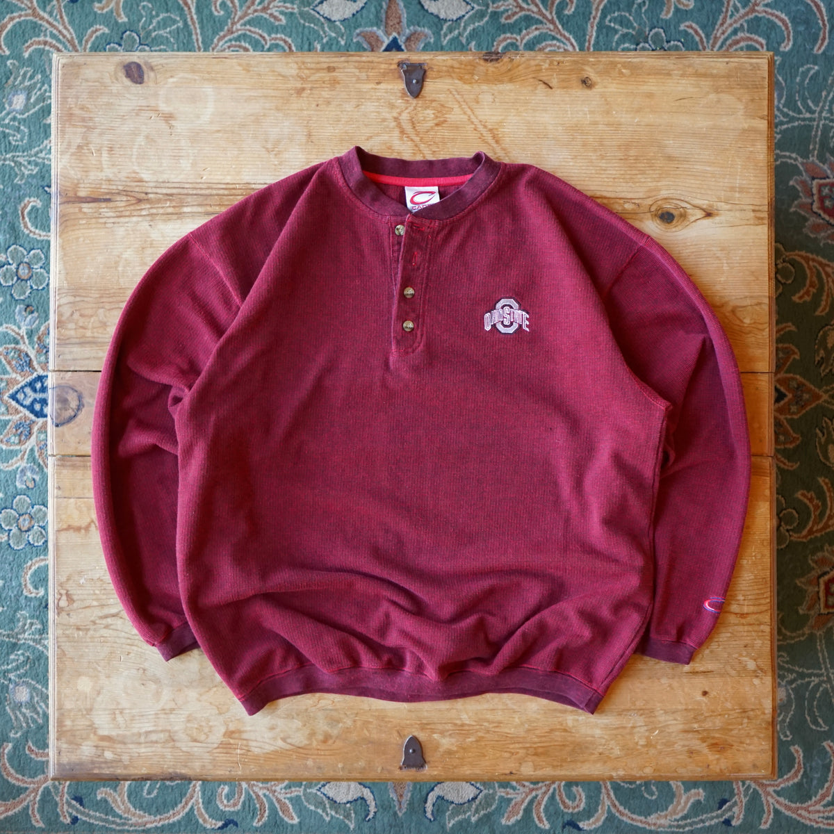Vintage Ohio State Button Up Sweatshirt Size M/L