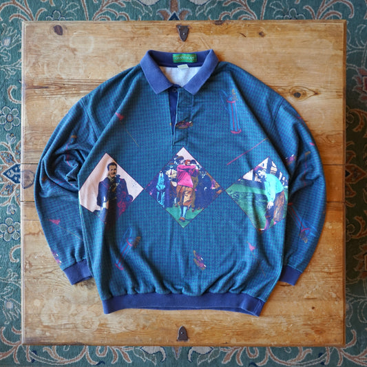 Vintage Grand Slam Graphic Golf Sweatshirt Size M/L