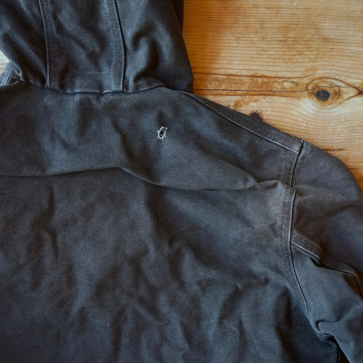 Vintage Dark Brown Duck Canvas Carharrt Jacket Size L