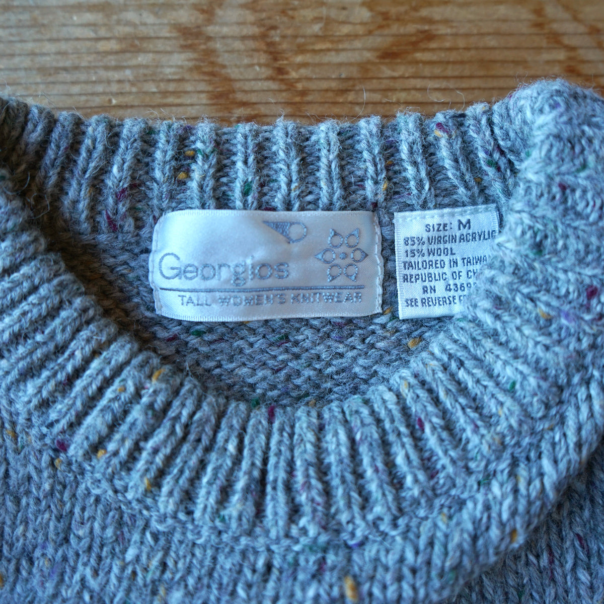Vintage Geongios Sweater Size Womens M Tall