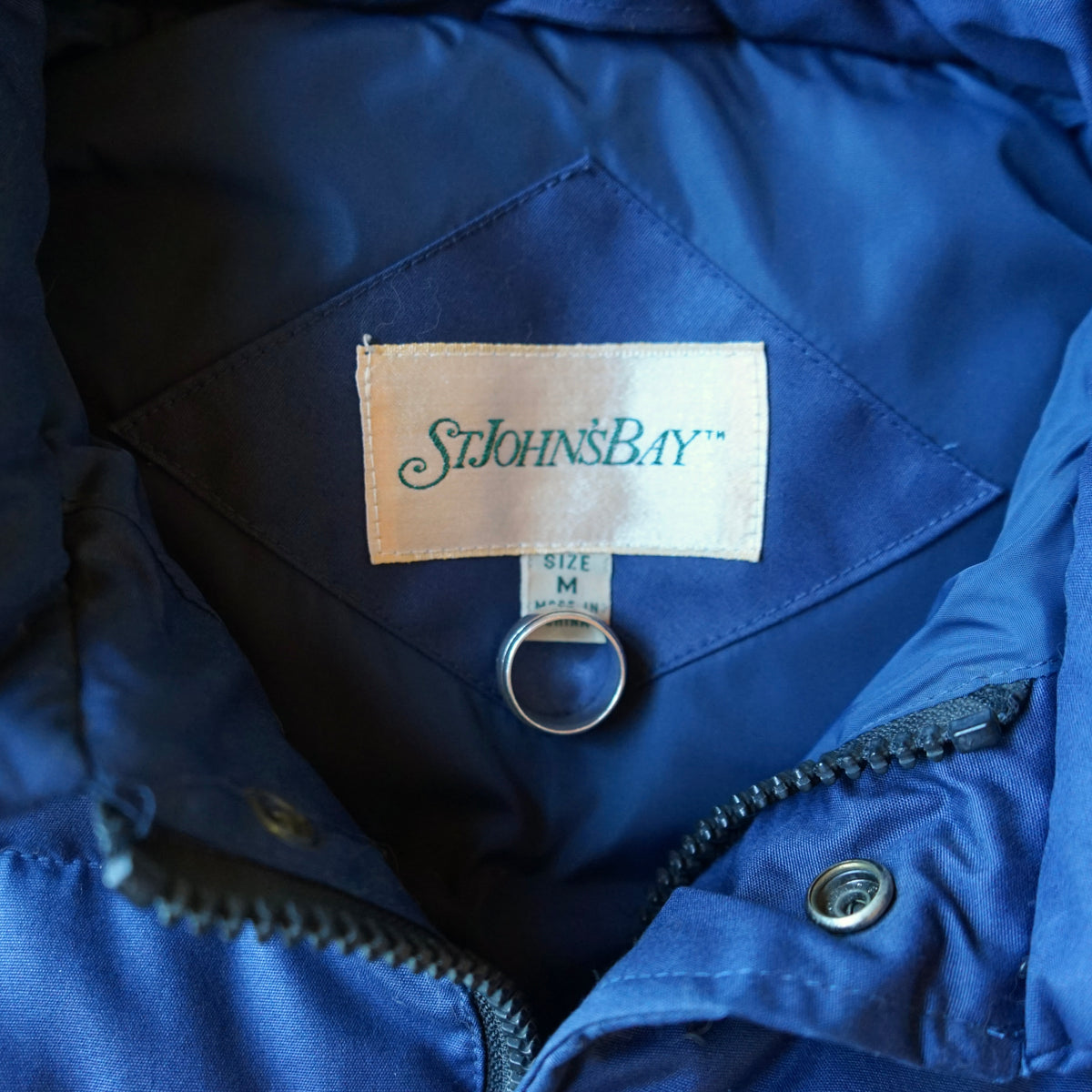 Vintage St Johns Bay Puffer Vest Size M